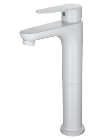 Смеситель для раковины высокий WONZON & WOGHAND ALFA, Белый матовый (WW-A40232-MW), артикул WW-A40232-MW