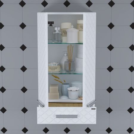 Шкаф подвесной "Калипсо 48*90 1 ящ" NEW над стиральной машиной, артикул 417002N