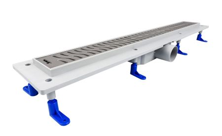 Душевой уголок Ambassador Abner 10011104L-ST6, прямоугольный, линейный трап, 120х90, артикул 10011104L-ST6