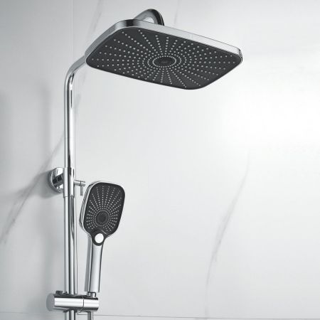 Душевая система Shevanik S6236, хром, артикул S6236