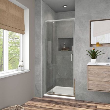 Душевая дверь Vincea Intra VDP-1I9010CL 100x190 профиль Хром стекло прозрачное, артикул VDP-1I9010CL