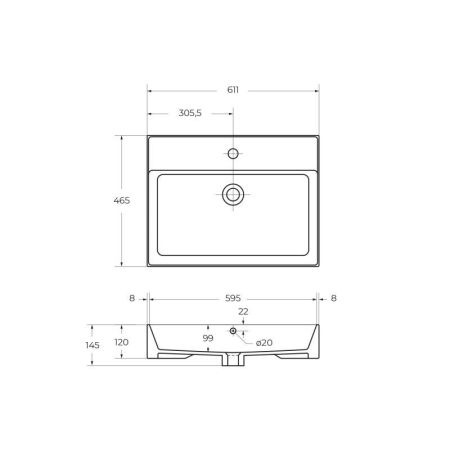 Мебель для ванной CEZARES MOLVENO 46, артикул KEP-100-MGL
