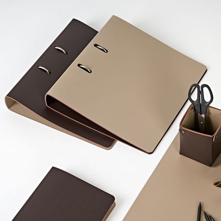 ADJ Папка для файлов, 32x29x5 см., цвет: шоколад/капучино, артикул 1623.06/04