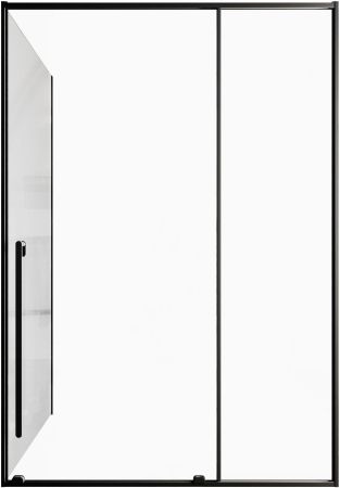 Душевой уголок Allen Brau Fantasy 140x90 3.11008.31 + 3.11013.31 черный матовый, артикул 3.11008.31 + 3.11013.31