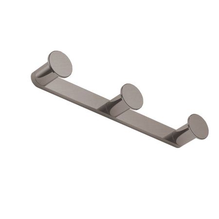 Colombo Mini Тройной крючок, цвет: PVD нержавеющая сталь, артикул CD117.HPS1