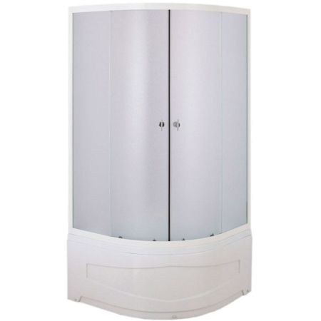 Душевой уголок Niagara NG-005 80х80 с поддоном профиль Хром стекло матовое, артикул 0050822N