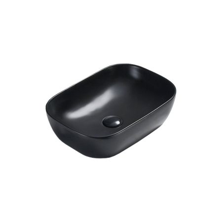 Раковина керамическая Vincea VBS-102MB, 455*325*135, накладная, цвет черный матовый, артикул VBS-102MB