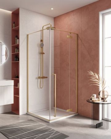 LINER-A-1-90-C-Cr-R Душевой уголок, артикул LINER-A-1-90-C-Cr-R