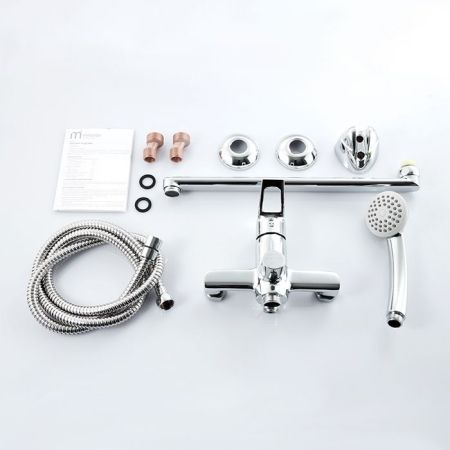 Смеситель для ванны Milardo Amur AMUSBLCM10 универсальный хром