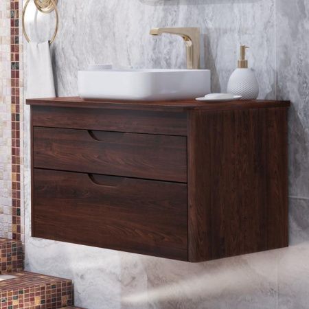 Тумба с раковиной Престиж 90 Opadiris Орех антикварный