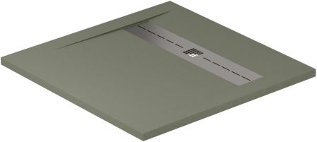 Душевой поддон Allen Brau Infinity 90x90 8.21001-CGM олива, артикул 8.21001-CGM