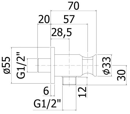 Шланговое подключение для душа Paffoni ZSUP031BO, артикул ZSUP031BO