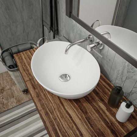 Раковина чаша Maretti EN13NS87-740, белая, артикул EN13NS87-740