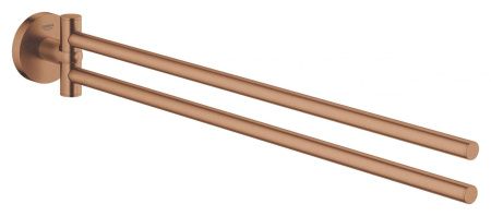 Двойной держатель для полотенца GROHE Essentials, тёплый закат матовый (40371DL1) Двойной держатель для полотенца GROHE Essentials, тёплый закат матовый (40371DL1)