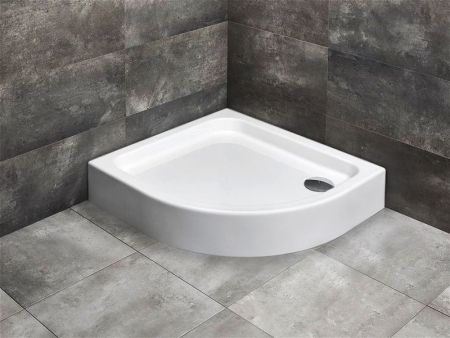Акриловый поддон для душа Radaway Siros E Compact 80x90x17 белый, в левый угол, артикул SBE8917-1L