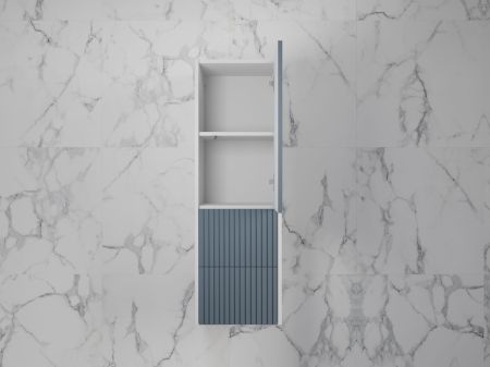 Пенал «Стокгольм» 360 см подвесной 2 ящика графит софт, артикул ЛС-00002317