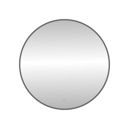 Зеркало с подсветкой LED Fixsen FX-1060F круглое 60х60 см, графит, артикул FX-1060F