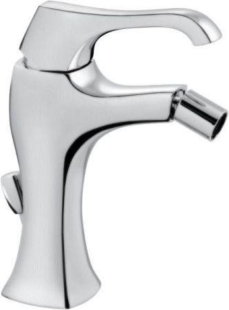 Смеситель Ares с донным клапаном для Биде, цвет зачищенный хром