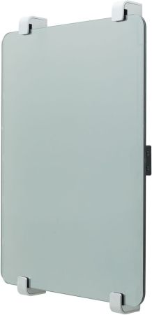 Полотенцесушитель электрический Allen Brau Infinity 60x44 с рейлингом и креплением, серебро браш, артикул 00288916