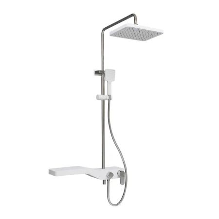 Душевая система Fixsen WAVE FX-9400, белая+хром, артикул FX-9400