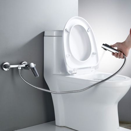 Гигиенический душ со смесителем Shevanik S4305-1, хром