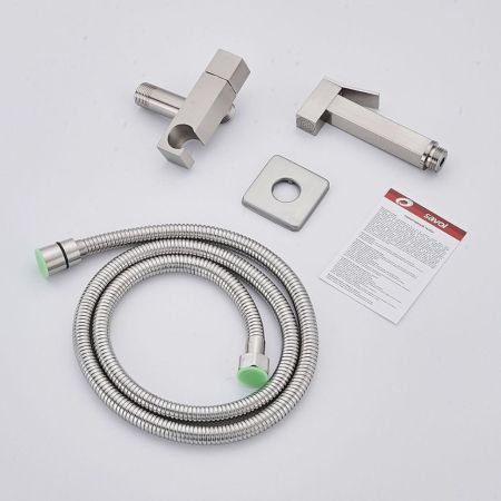 Гигиенический душ без смесителя Savol S-FXQ009L, сатин, артикул S-FXQ009L