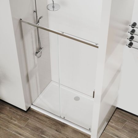 Душевые двери Vincea Душевая дверь City VDS-5CT110CL, 1100, хром, стекло прозрачное,, артикул VDS-5CT110CL