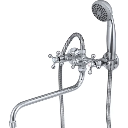 Смеситель для ванны Славен СЛ-ДВ-А31, хром, артикул СЛ-ДВ-А31