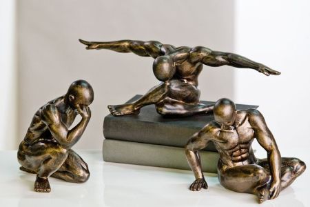 Casablanca, комплект из 3-х фигурок "Воркаут", цвет бронза (продаются комплектом), артикул 59926