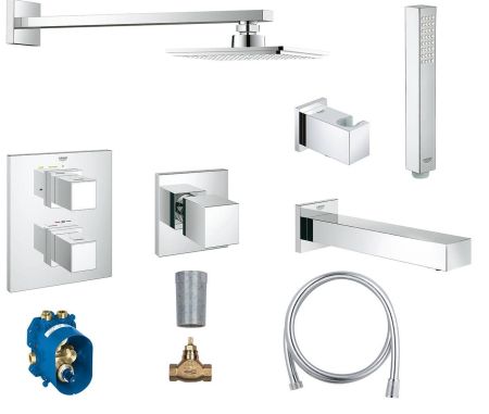 Готовый комплект для душа GROHE Grohtherm Cube (NSB0017)