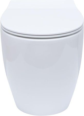 Чаша приставного унитаза Allen Brau Fantasy 4.11007.20 белый глянец, артикул 4.11007.20