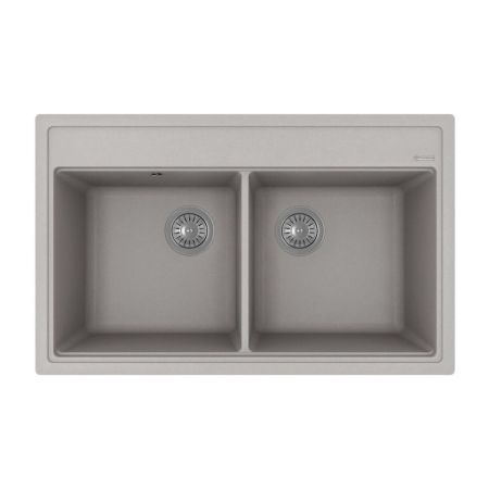 Кухонная мойка Florentina ЛИПСИ 20.370.E0820.305, грей, артикул 20.370.E0820.305