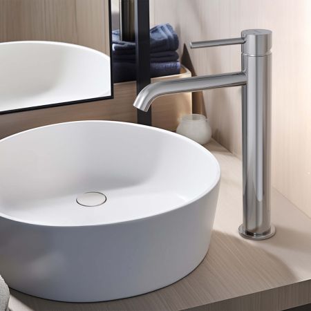 Смеситель для раковины 215, без донного клапана AQUATEK AQ1304CR ЕВРОПА, артикул AQ1304CR