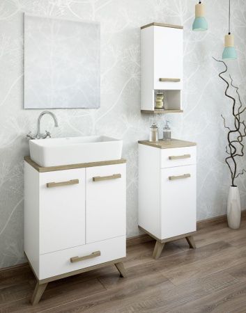 Тумба Sanflor Ингрид 30 С03689 Белая Швейцарский вяз Тумба Sanflor Ингрид 30 С03689 Белая Швейцарский вяз
