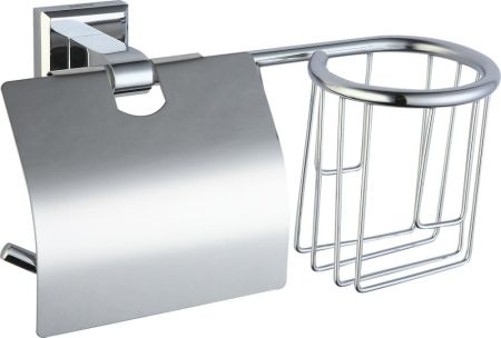 Держатель для туалетной бумаги и освежителя Savol S-L09551, хром, артикул S-L09551
