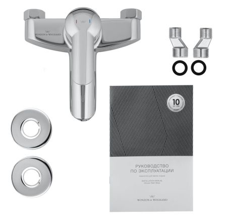 Смеситель для ванны WONZON & WOGHAND BAROQUE, Хром (WW-193101-CR), артикул WW-193101-CR