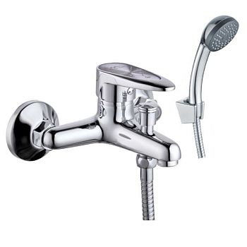 Смеситель для ванны FASHUN A3050WHITE, хром/белый