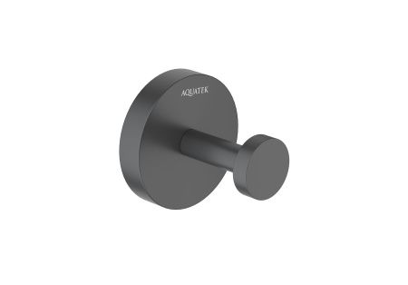 Крючок AQUATEK, матовый черный AQ4601MB БЕТТА Крючок AQUATEK, матовый черный AQ4601MB БЕТТА