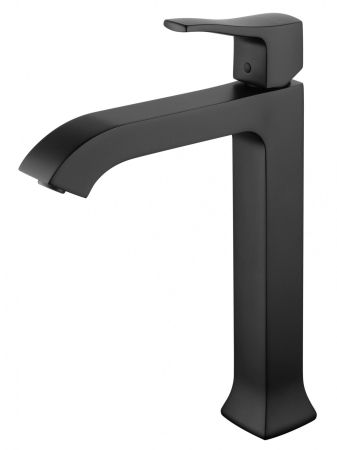 Смеситель для раковины высокий WONZON & WOGHAND FLEX, Черный матовый (WW-88019072-MB)