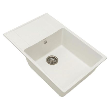Кухонная мойка Grandex Aqua Topline 600211, белый