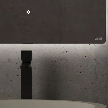 SALINI Зеркало для ванны OMBRA с LED подсветкой 700х900х25 мм, влагостойкое AGC Сrystalvision, сенс выкл, крепления,обогрев, антизапот