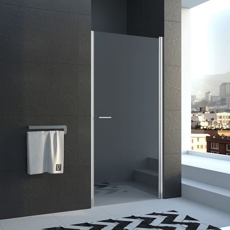 Душевая дверь Vianno 80x195 стекло прозрачное профиль хром VN43-80-01-19C1, артикул VN43-80-01-19C1