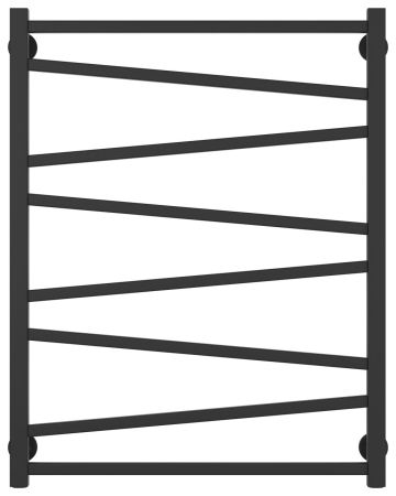 Полотенцесушитель водяной Сирокко 800х600 (МУАР Темный Титан)