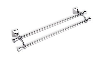 Stil Haus Prisma, полотенцедержатель двойной, цвет хром