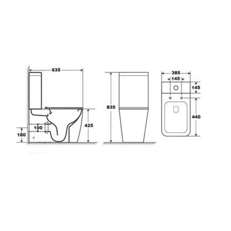Унитаз MIMI напольный безободковый Cerutti SPA CT8707 Унитаз MIMI напольный безободковый Cerutti SPA CT8707