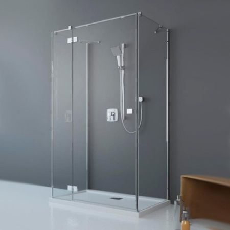 Дверь душевого уголка Radaway Essenza New KDJ+S 100 L профиль Хром стекло прозрачное, артикул 385022-01-01L