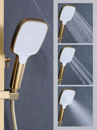 Душевая система Prohanss P30.24.03, сатин золотой, артикул P30.24.03