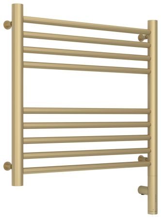 Полотенцесушитель электрический "БОГЕМА 3.0" прямая 500х500 / МЭМ правый (Матовая шампань), артикул 022-5805-5050