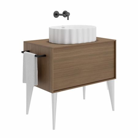 Тумба ATOLLO напольная/подвесная с ящиком 80, деревянная, артикул AT.80\WD