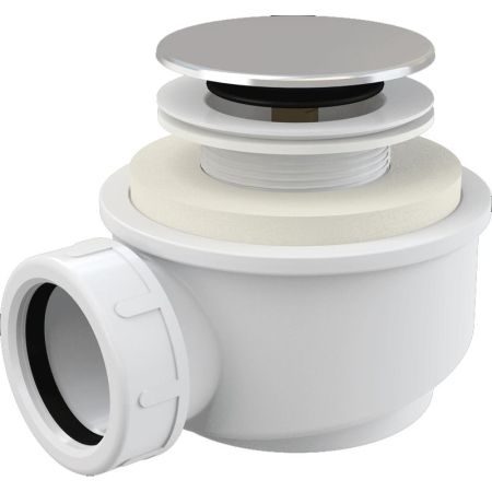 Сифон для душевого поддона Alcaplast A476 Хром, артикул A476